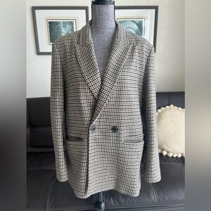 ZARA Plaid Structured Blazer | EXCELLENT CONDITION